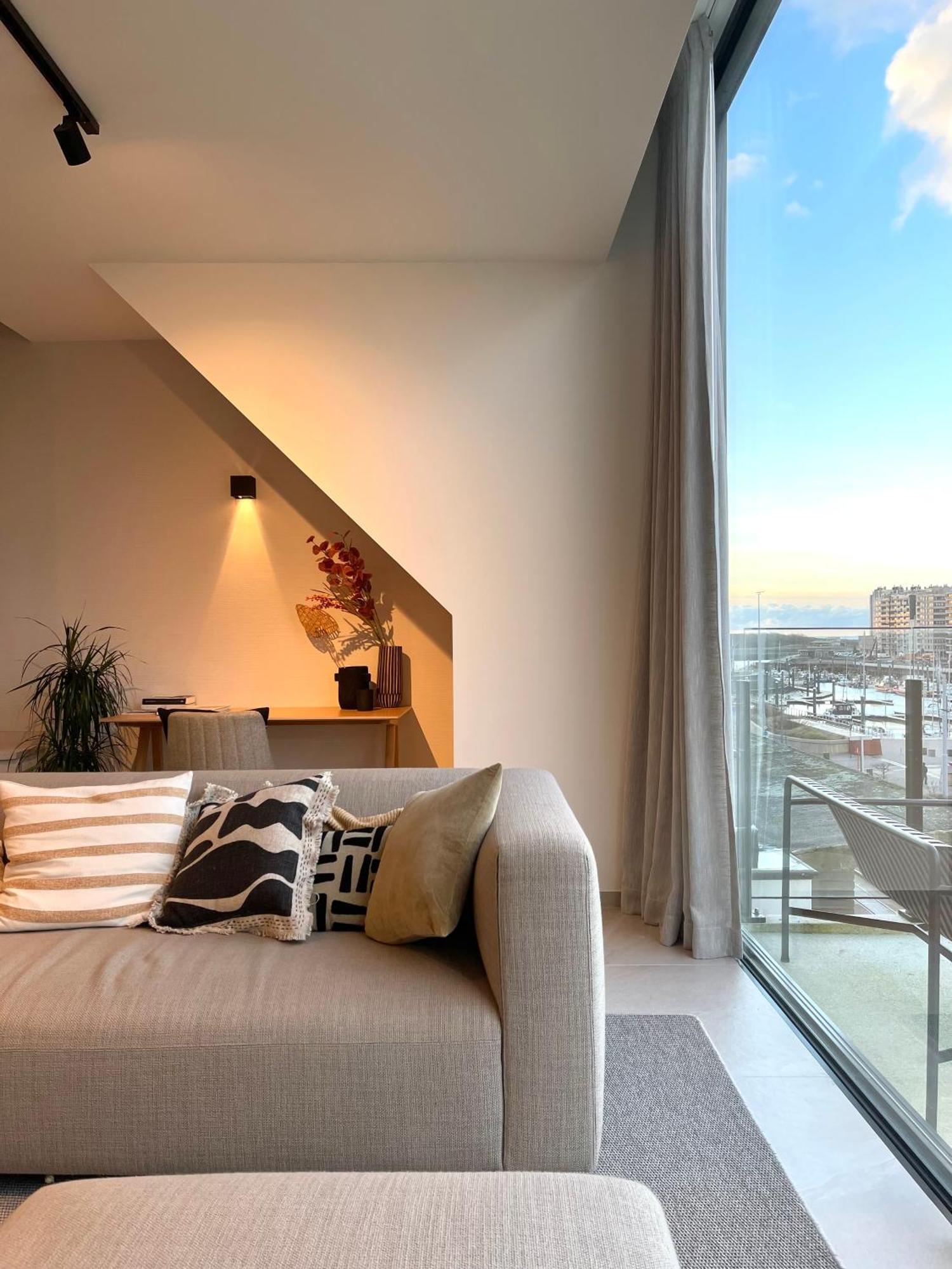Molo Roof - Stylish Penthouse With Marina View Blankenberge Within Walking Distance From The Sea - 15 Km From Bruges Apartment Bagian luar foto